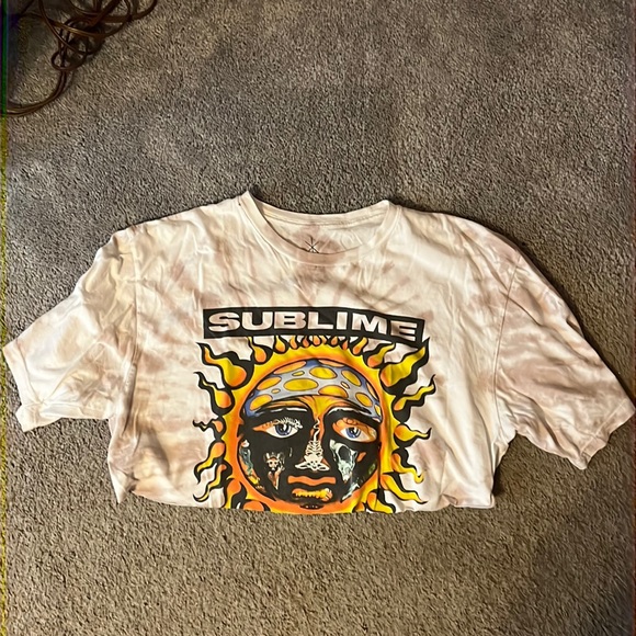 cropped t shirt, tie dye, sublime - Picture 1 of 2